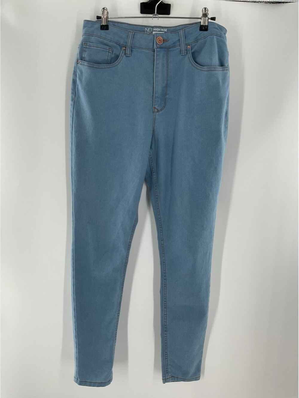 No Bo High-Rise Skinny Size 15 Women’s Juniors Light Wash Jeans 112